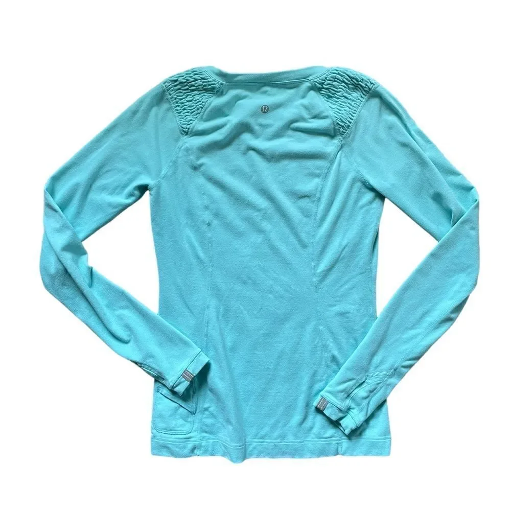 LULULEMON Star Runner Long Sleeve Angel Blue Size 6